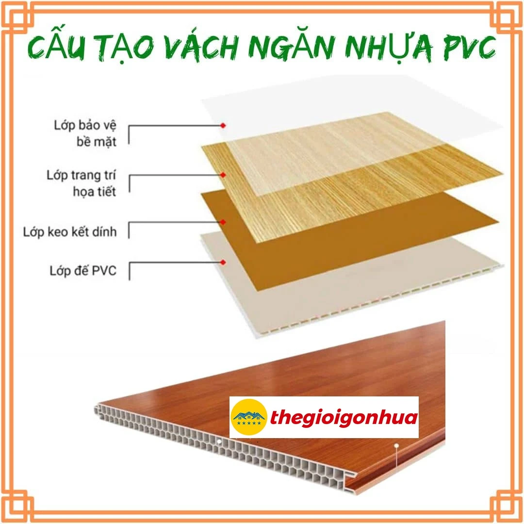 Vách Ngăn Nhựa PVC Giá Khuyến Mãi Các Mẫu Giả Gỗ Giả Đá